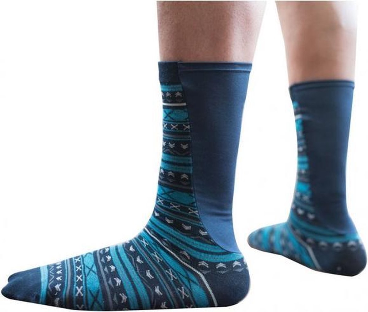 Unisex - kuithoogte - figuren - navy blauw 41 - 43 - Xpandasox
