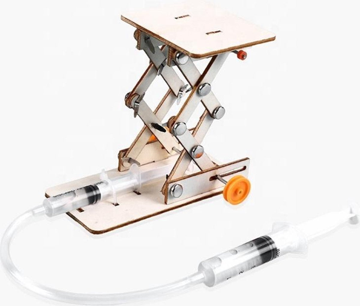 DIY  Hydraulic Lift Table LEGO TECHNIC STYLE / DIY hydraulische heftafel / Table élévatrice hydraulique bricolage