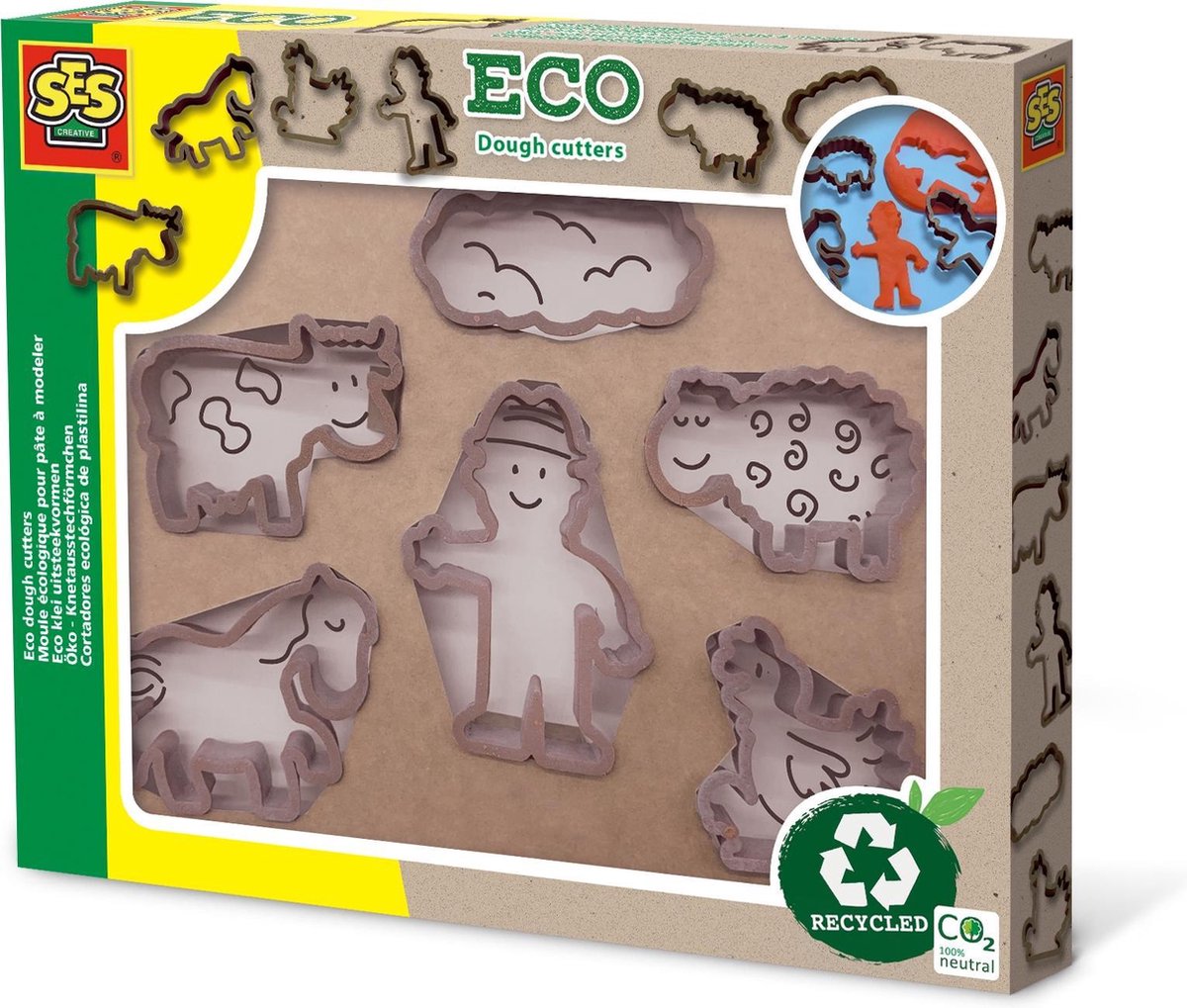 Eco klei uitsteekvormen