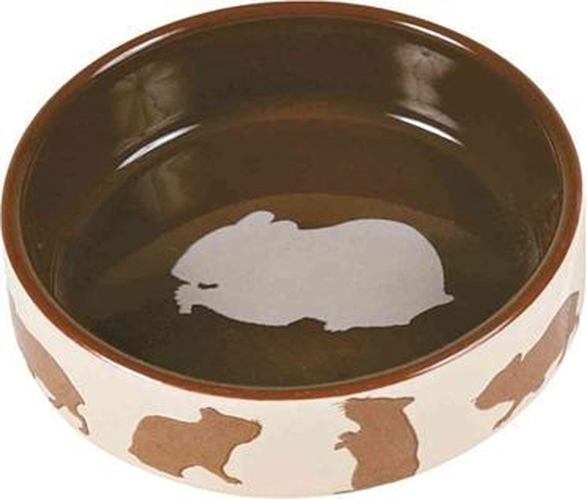 Trixie Voerbak Hamstermotief Keramiek Asssorti  Assorti 80 ML 8 CM