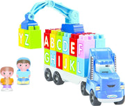 Abrick Kraanwagen met Kraan en Letters