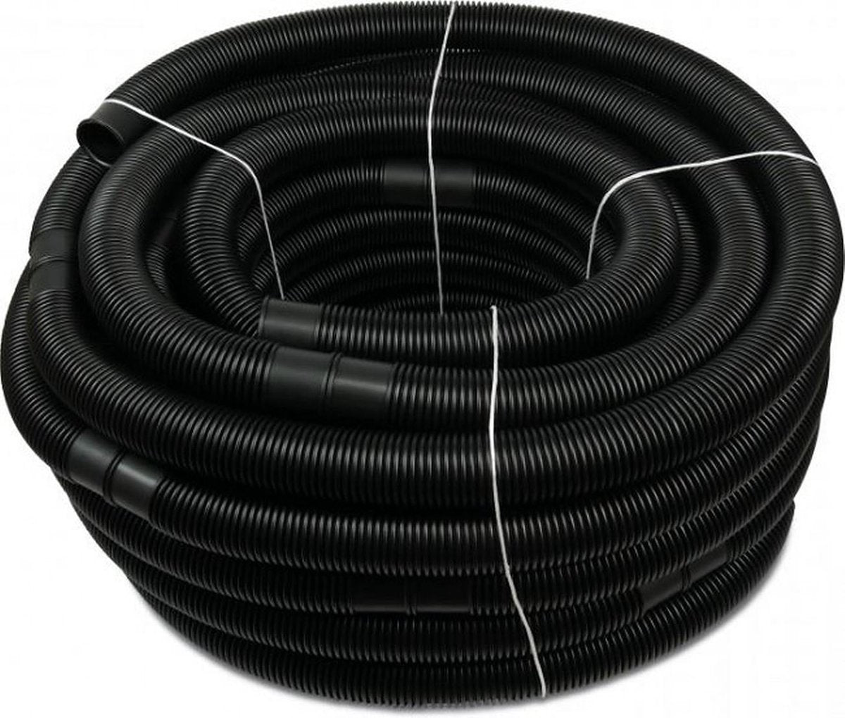Flexibele zwembadslang zwart 38 mm - slang zwembad flexibel - per 1