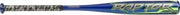 Rawlings USZR10 Raptor USA Jeugd Honkbalknuppel - Blue/Green - 27 inch/18ounce (-10)