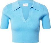 Glamorous shirt Lichtblauw-14 (L)