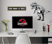JURASSIC PARK MAN CAVE DECALS