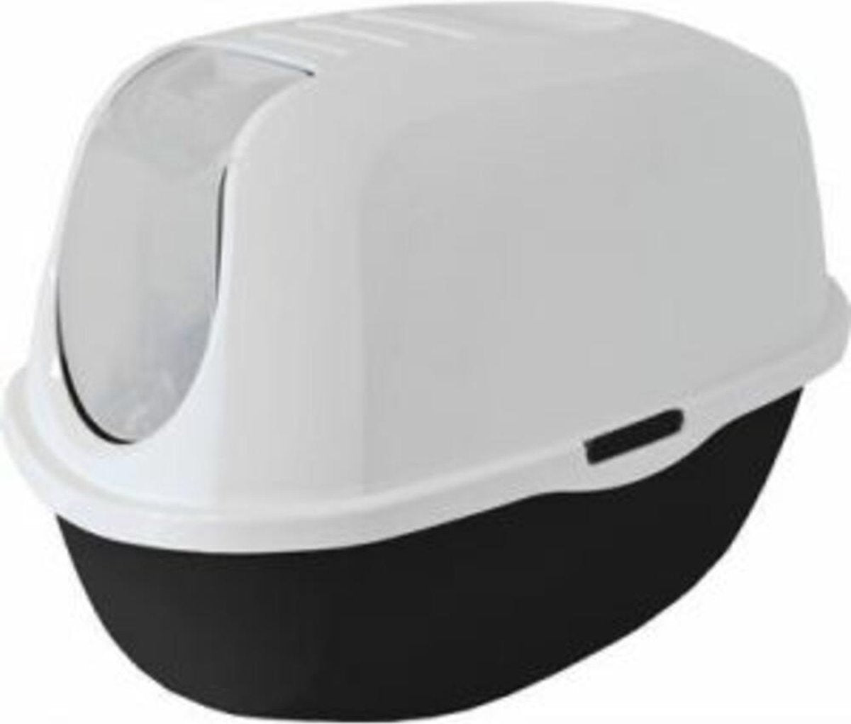 Moderna Kattenbak Smart-Cat - 53x39x41 cm - Licht Zwart/Graniet