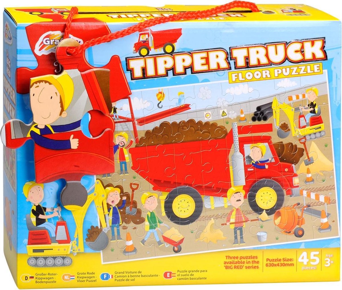 Vloerpuzzel Kiepwagen