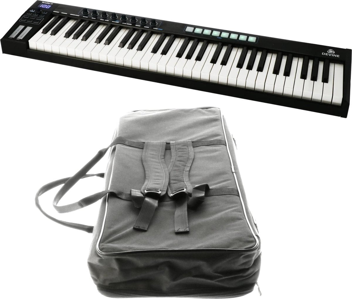 Devine VersaKey 61 + MIDIBAG-02 tas