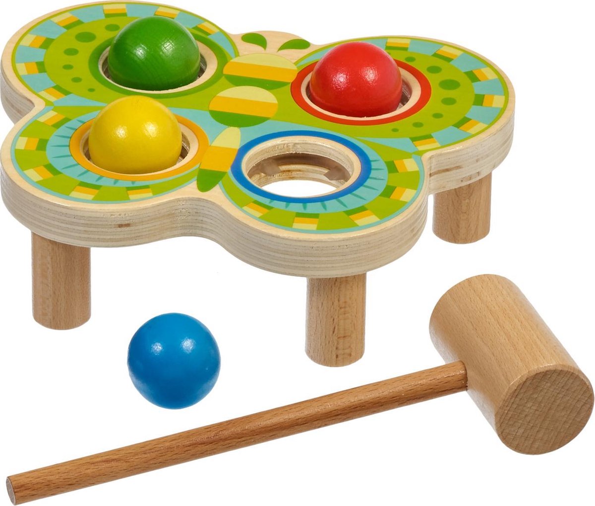 Lucy & Leo LL168 - Houten Hamerbank Vlinder model