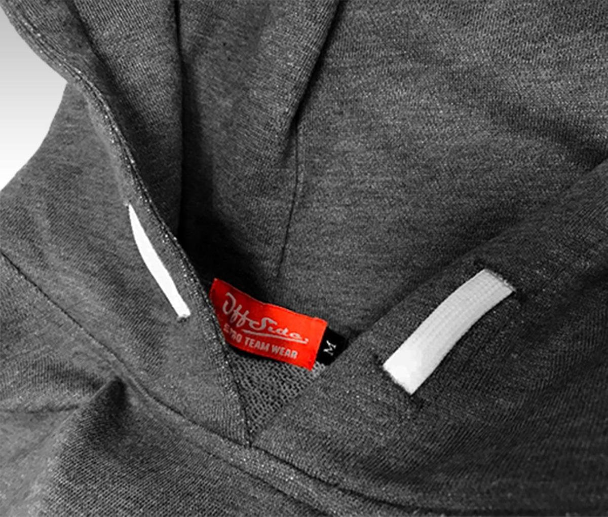 Midfield .. Hoodie Slim Fit Gray clean - Maat S - Off Side - incl. Gratis rugzak
