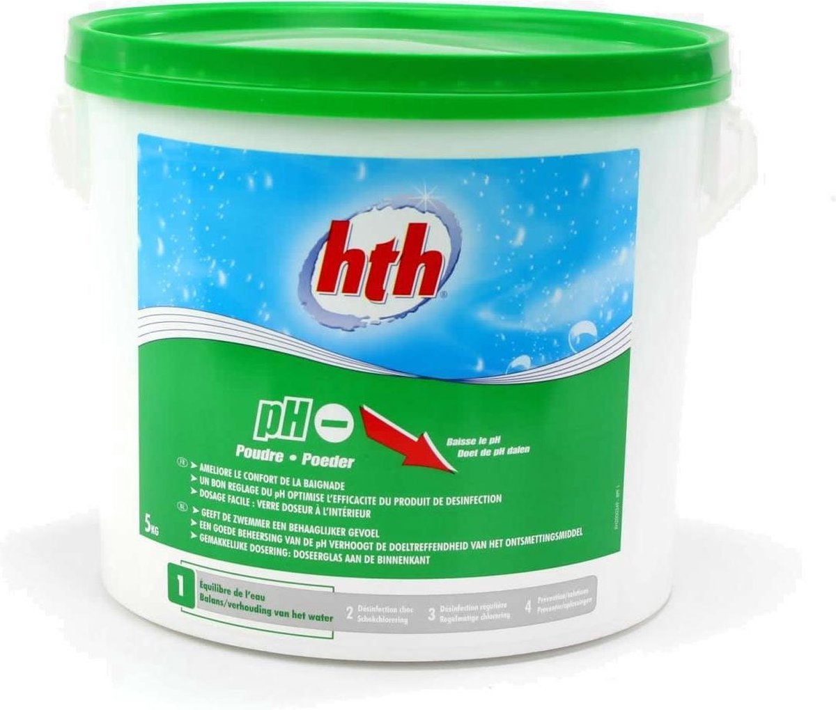 HTH pH minus poeder 5 kg
