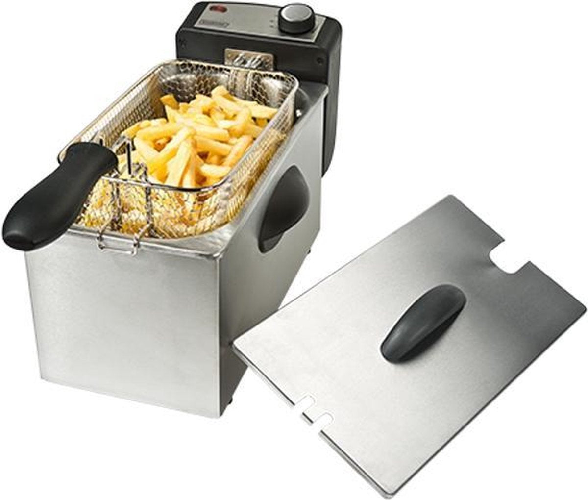 Bourgini Friteuse - 3 liter - modelnr. 18.2120 Roestvrijstaal
