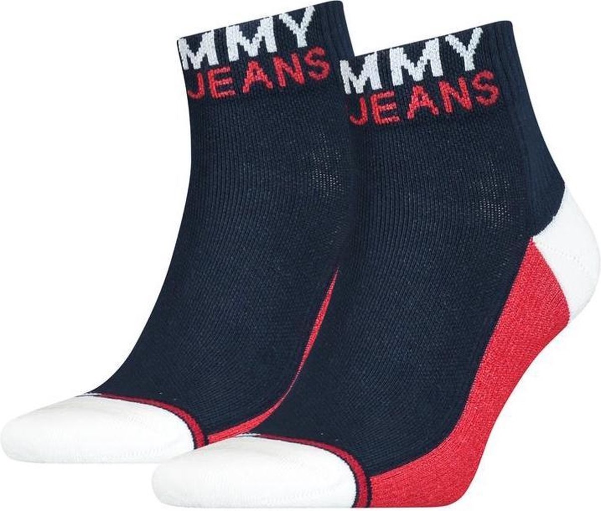 TOMMY JEANS Unisex Enkelsokken Maat 43-46