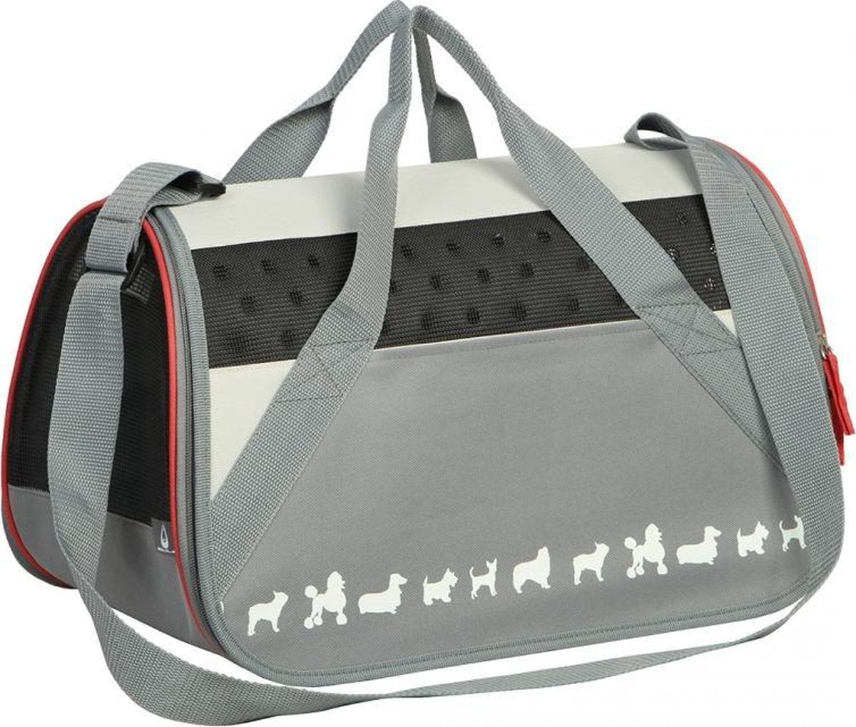 Hondendraagtas Promenade amsterdam travel bag gym Grijs 42x24x26cm