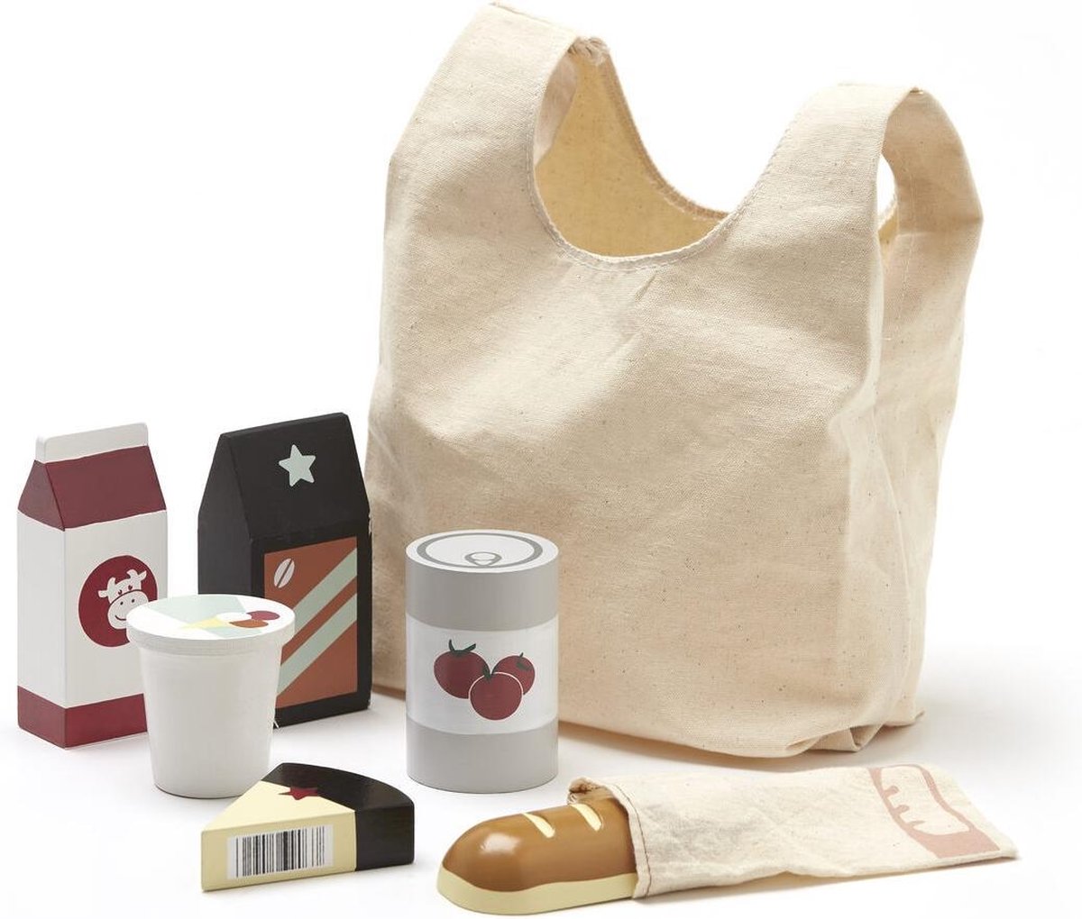 Houten Boodschappen Met Tas Kids Concept