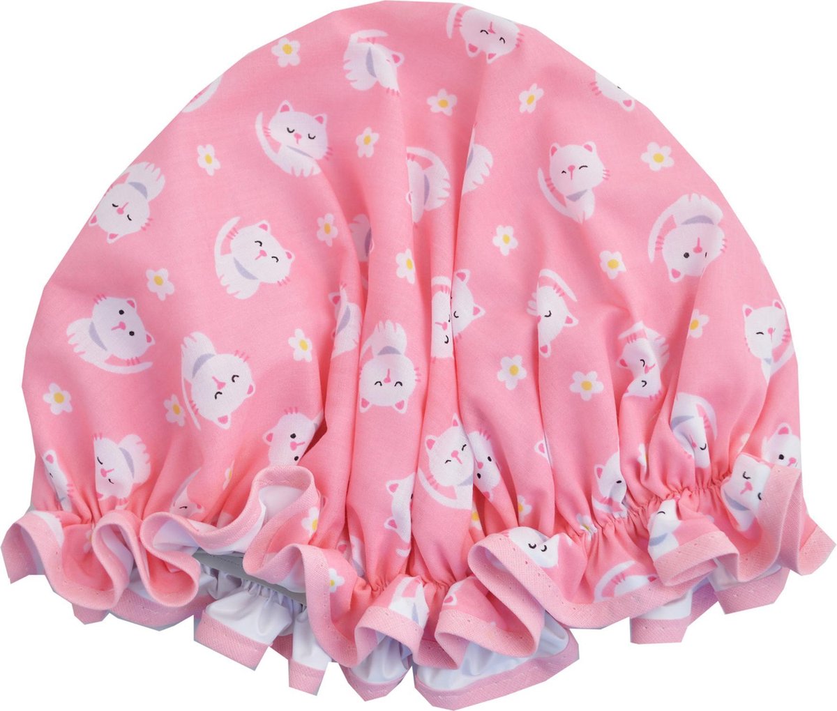 Vagabond Traditionele Engelse Douchemuts - Cats Pink