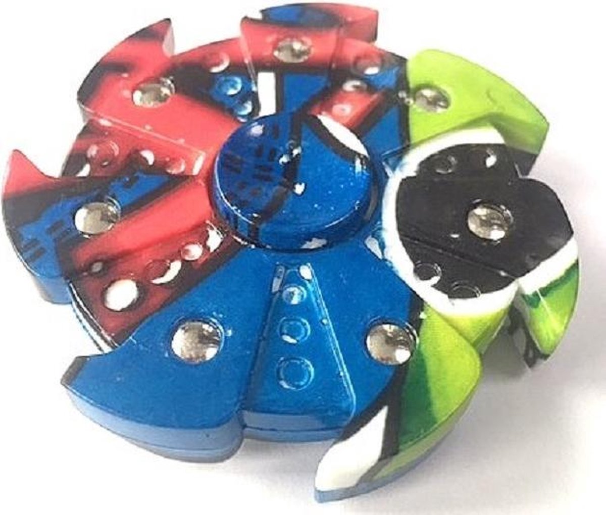 Bijzondere fidget spinner colors ninja 7 blades
