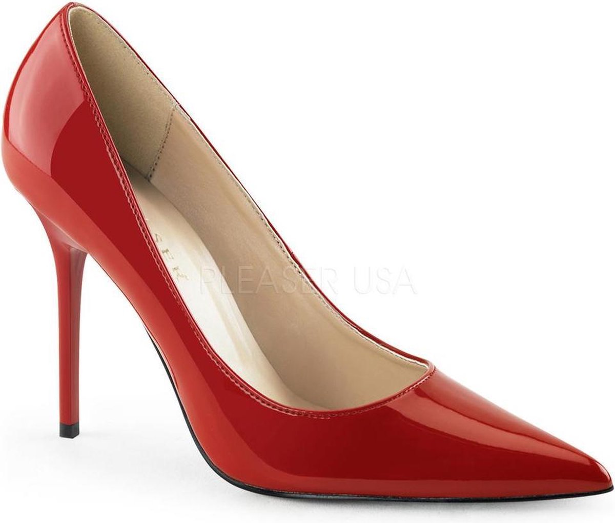 Pleaser Hoge hakken -40 Shoes- CLASSIQUE-20 US 10 Rood