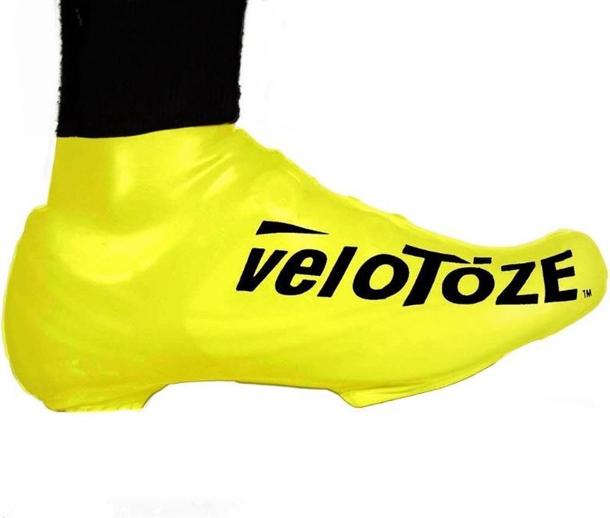 Velotoze Overschoenen Road 2.0 Laag Rubber Geel Maat S/m
