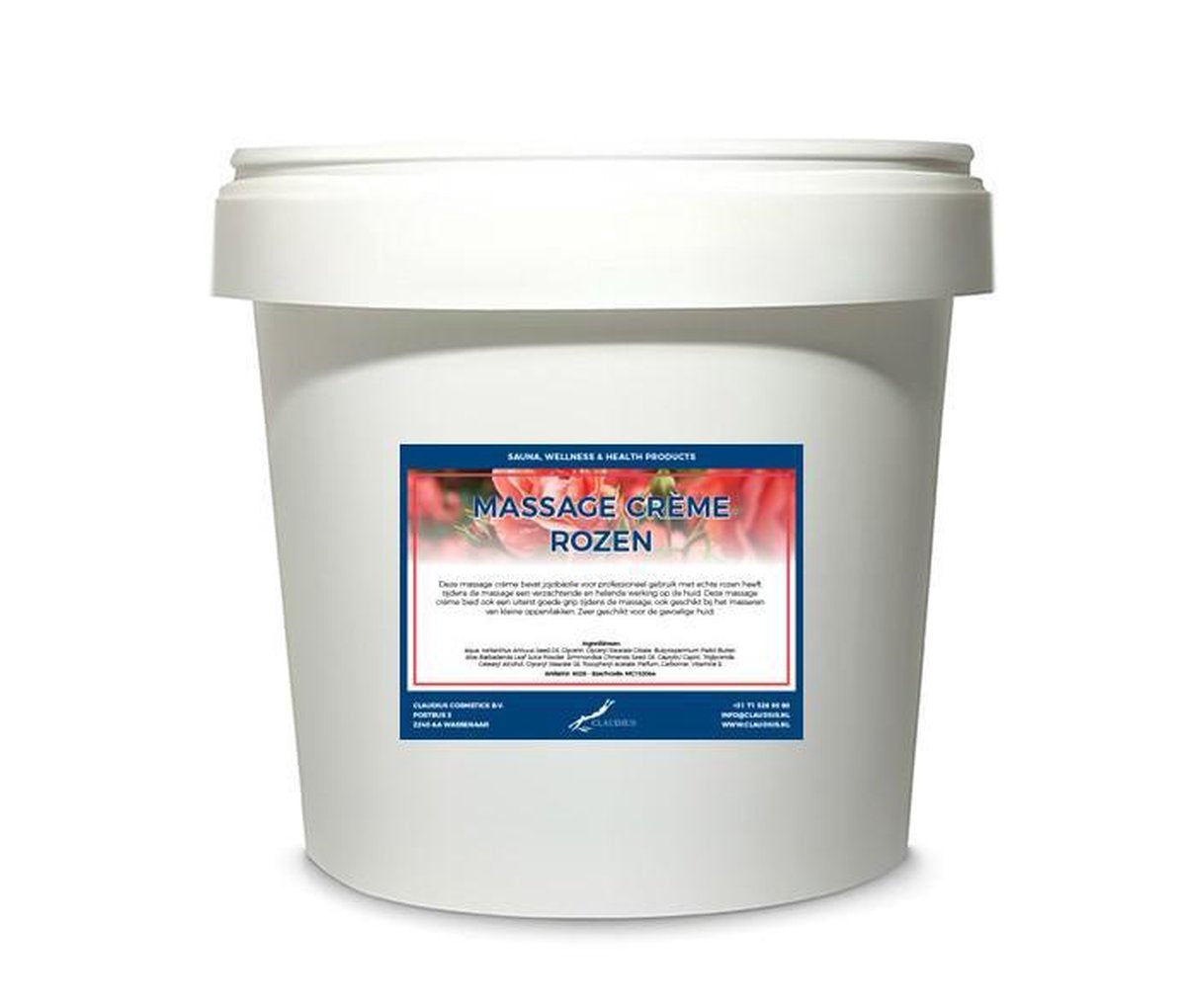 Massage Crème Rozen 5 liter