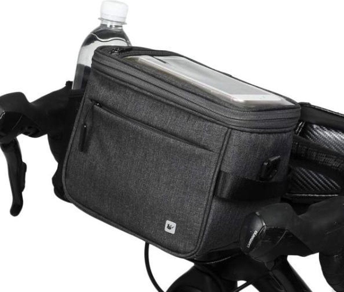 Rhino Stuurtas Touchscreen met bidonhouder Grijs