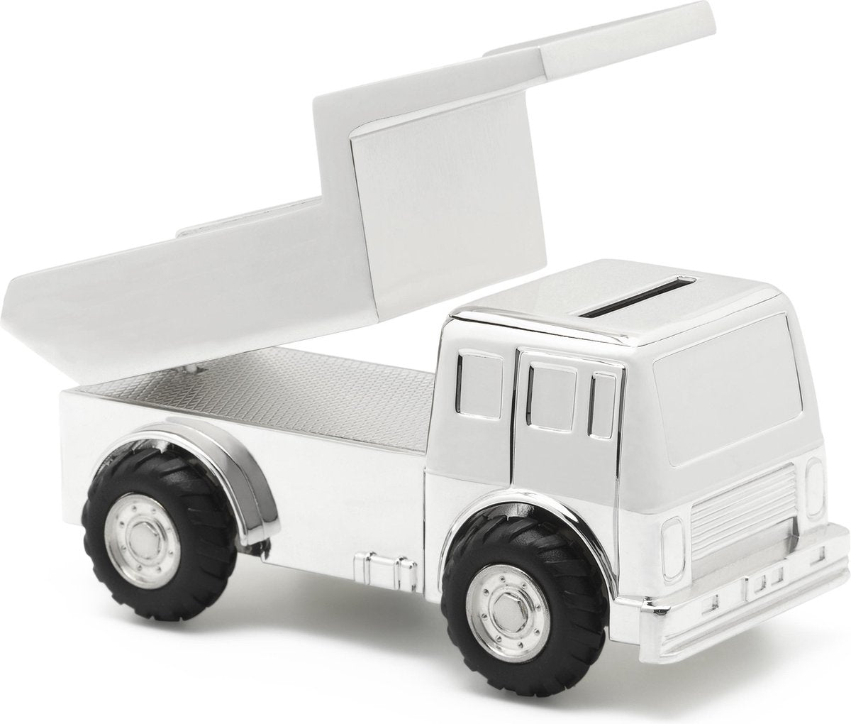 Zilverstad Spaarpot Truck Verzilverd