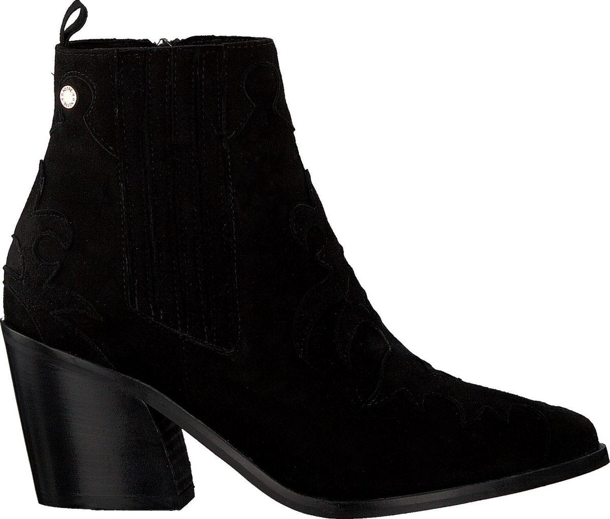 Notre-V Ah21 Enkellaarsjes - Enkelboots - Dames - Zwart - Maat 41