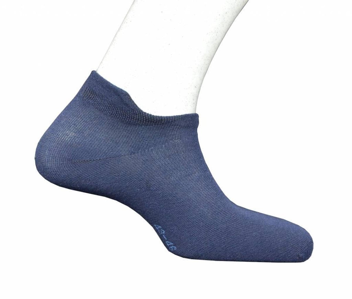 Teckel 3 paar Sneakersokken - Maat 47-50 - Zwart - 70% Katoen