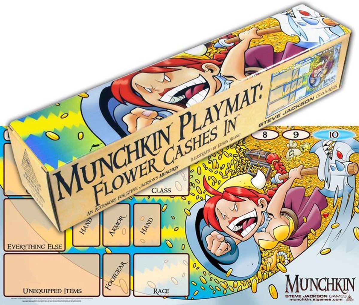 Asmodee PLAYMAT Munchkin Flower Cash In - EN
