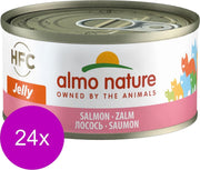 Almo Nature  Natvoer Katten - HFC Jelly - Zalm 24 x 70g