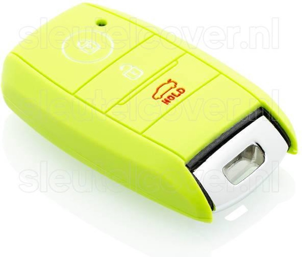 Hyundai SleutelCover - Lime groen / Silicone sleutelhoesje / beschermhoesje autosleutel
