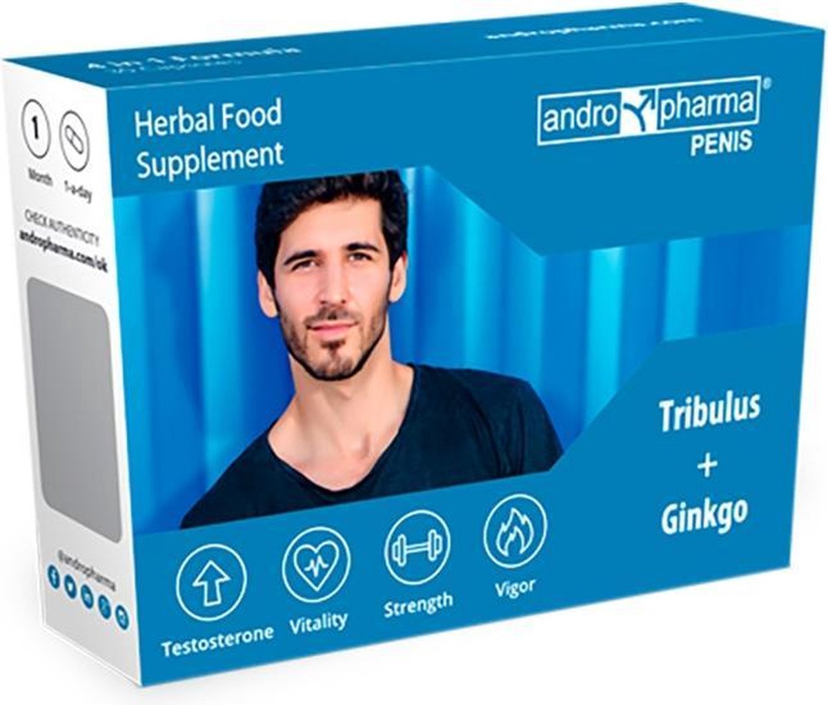 Andropharma Penis - Blue - Pills & Supplements