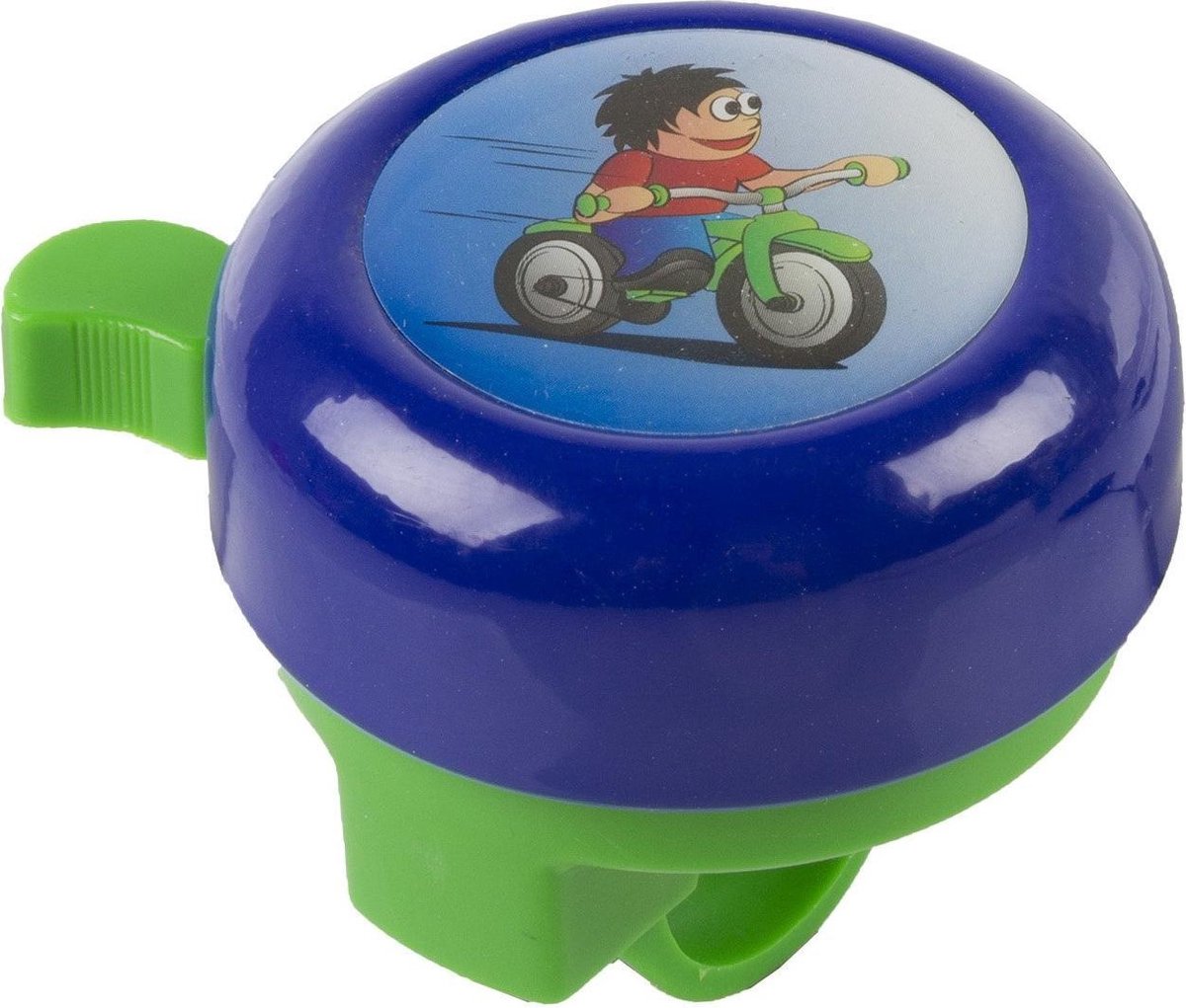 M-wave Fietsbel Fiets 55 Mm Staal Blauw/groen