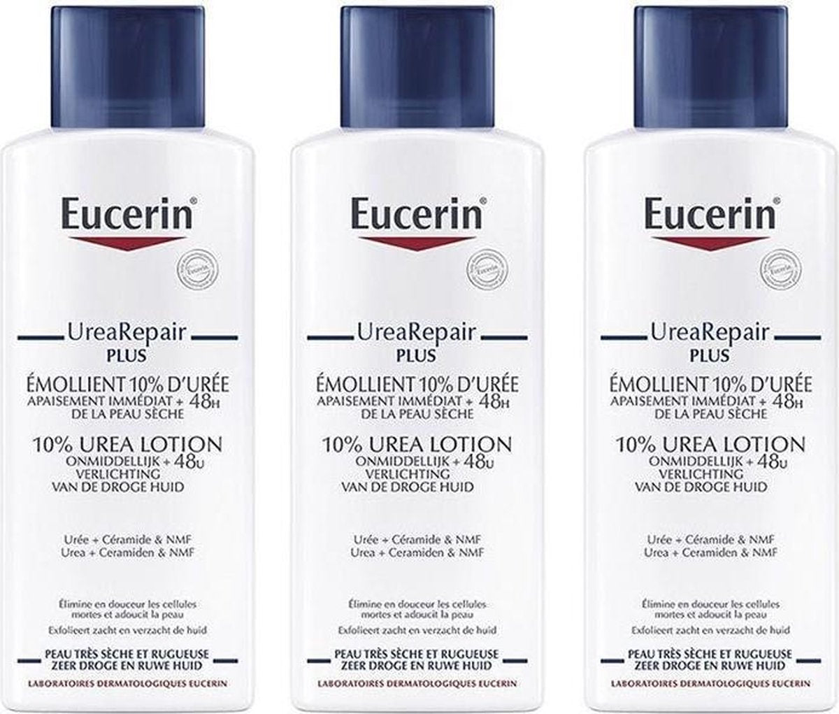 Eucerin Urea Repair Plus Lotion 10% Urea 3x250ml