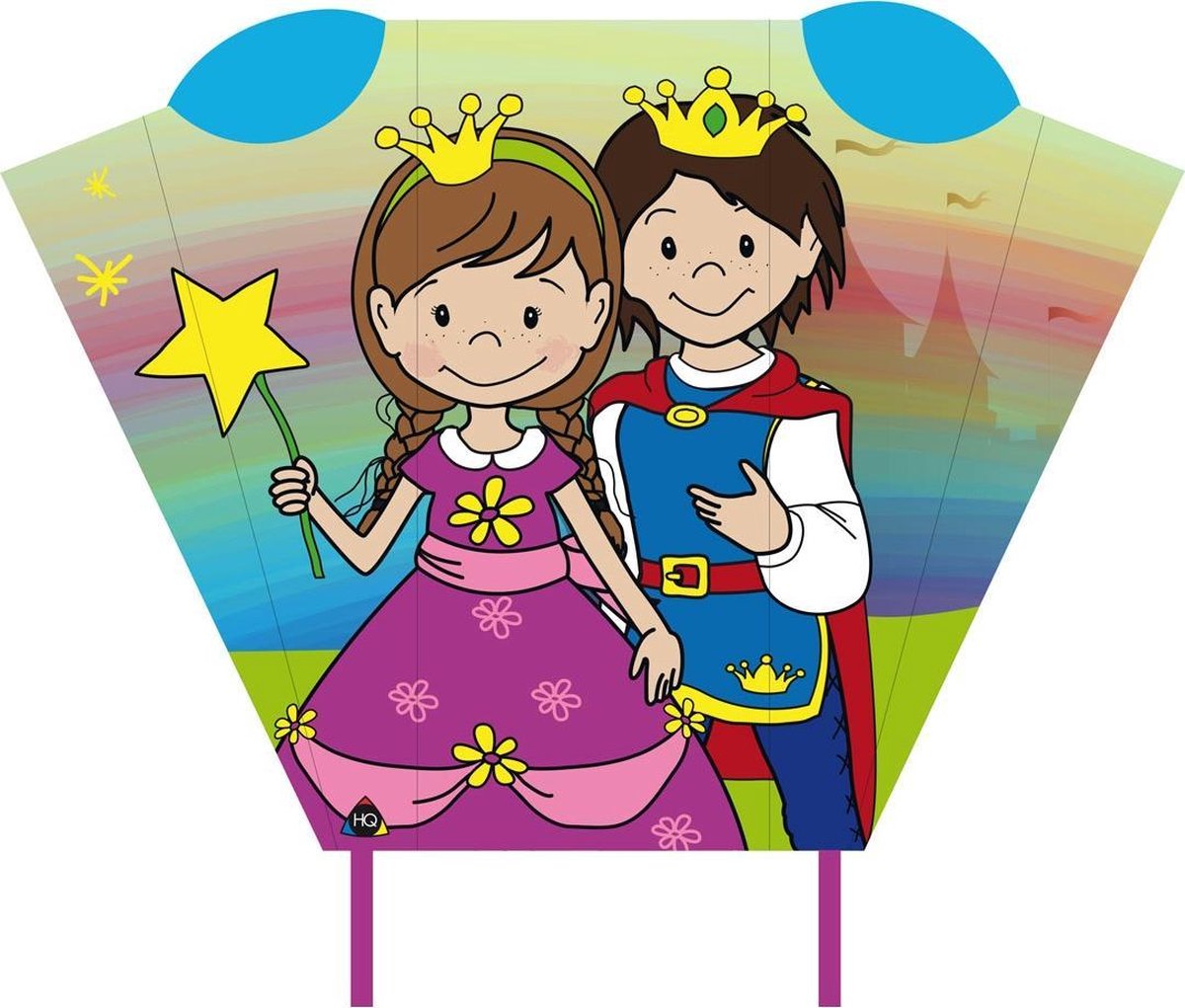 Invento Vlieger Magic Kite Pocket Sled Prins & Prinses 2-delig
