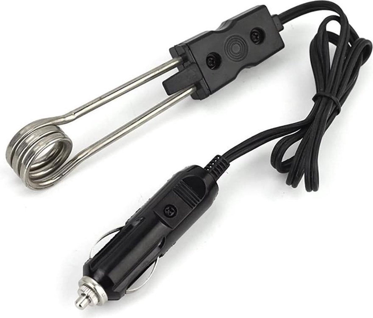 Zantec - Reisdompelaar voor in de auto/camper - electrische waterverwarmer - koffie- en thee maker voor in de auto - draagbare waterverwarmer 12 V / 120 W voor in de auto -