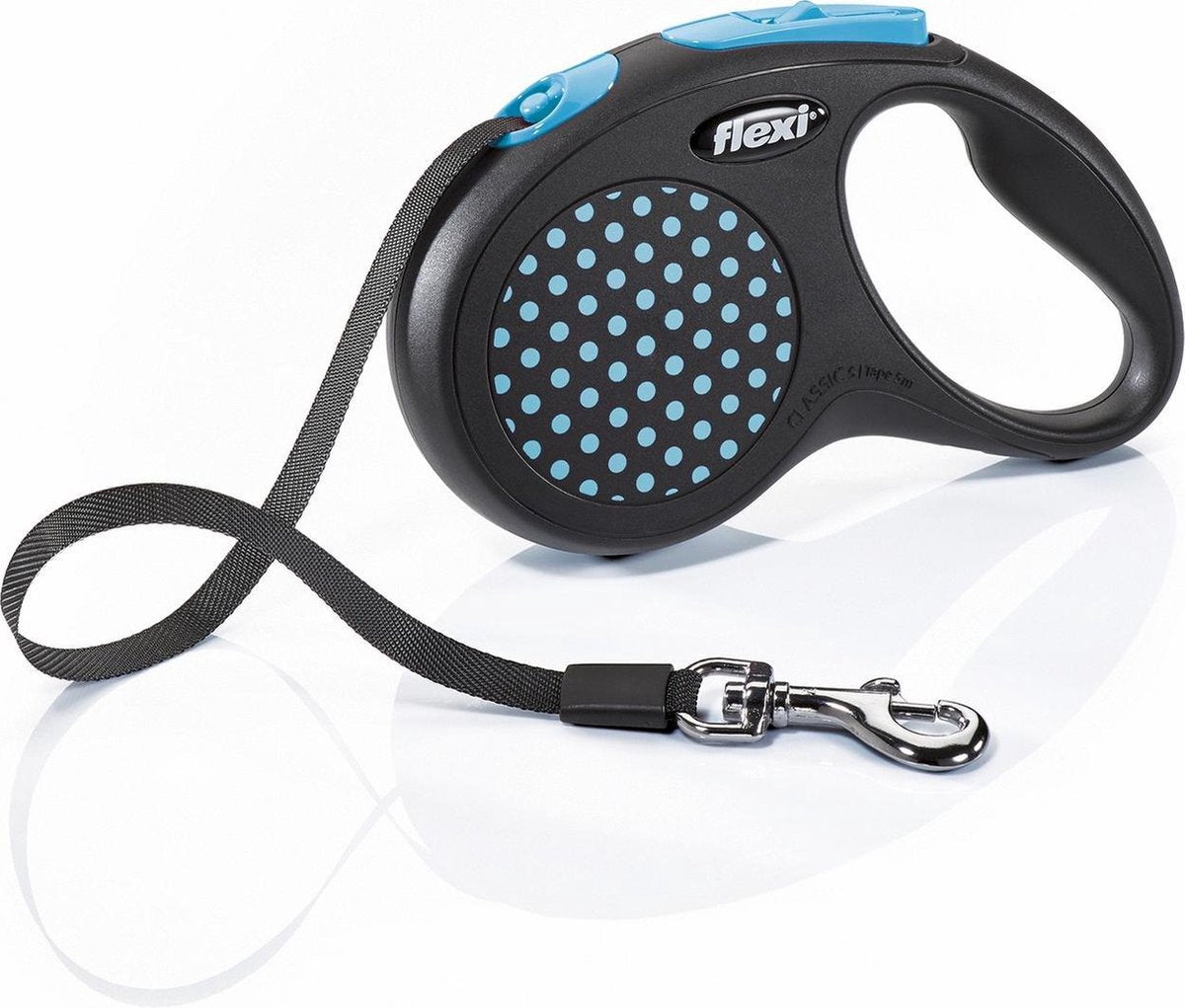 Flexi Design Tape - Hondenriem - Blauw - S - 5 m (<15 kg)