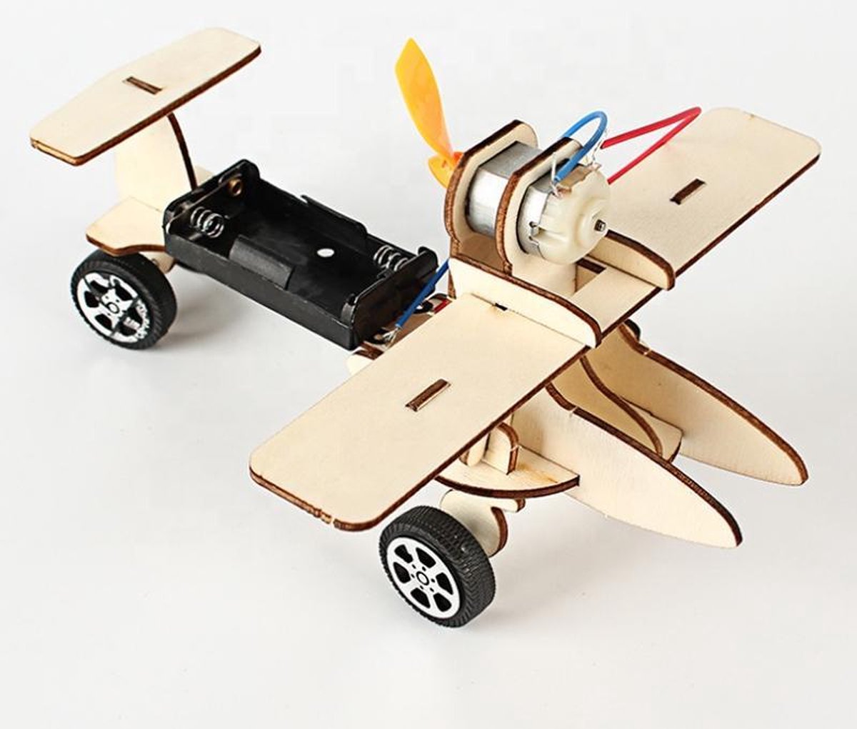 DIY creatieve elektrische vliegtuig windenergie onderwijsapparatuurDiy Educational Science Kits/Bricolage avion électrique créatif équipement d'enseignement de l'énergie éolienne bricolage Kits de science éducative