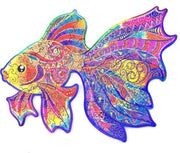 Legpuzzel  A4  Mystery Goldfish 044| houten puzzel | 200 stukjes | dierenpuzzel| meer dan 50 verschillende modellen