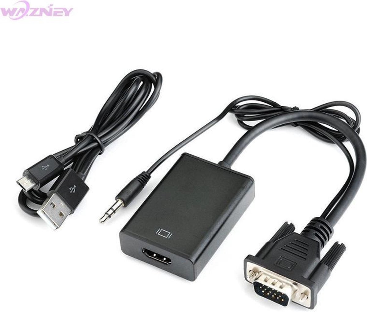 NÖRDIC HDMI-NVGA VGA naar HDMI adapter