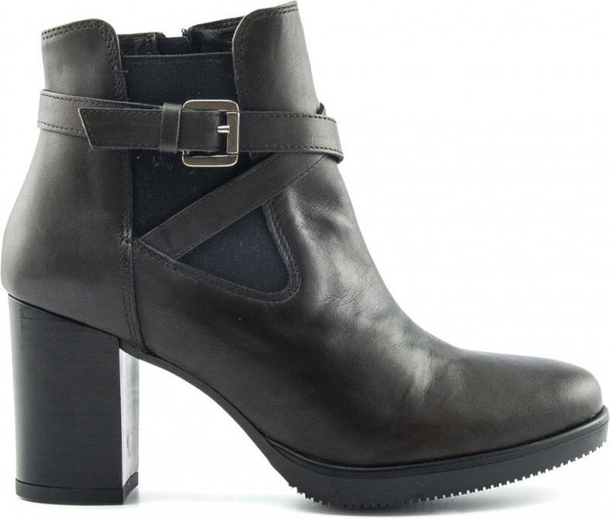 Van Dalen  - Alma Enkellaars Leer - Womens - Brown - 41