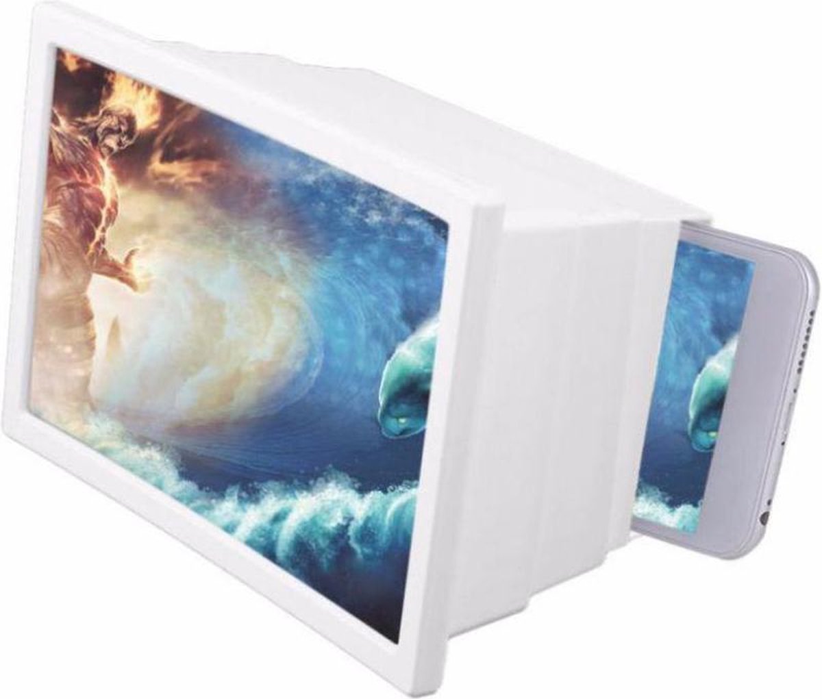 Vergrootglas voor Smartphone - Beeldscherm Vergroter HD - 3D schermvergroter voor Phone - Telefoon Vergrootglas - Schermvergroter - Thuis Bioscoop - Beeldschermvergroter - 3D - Scherm vergroter voor mobiele telefoon - projectieschermen