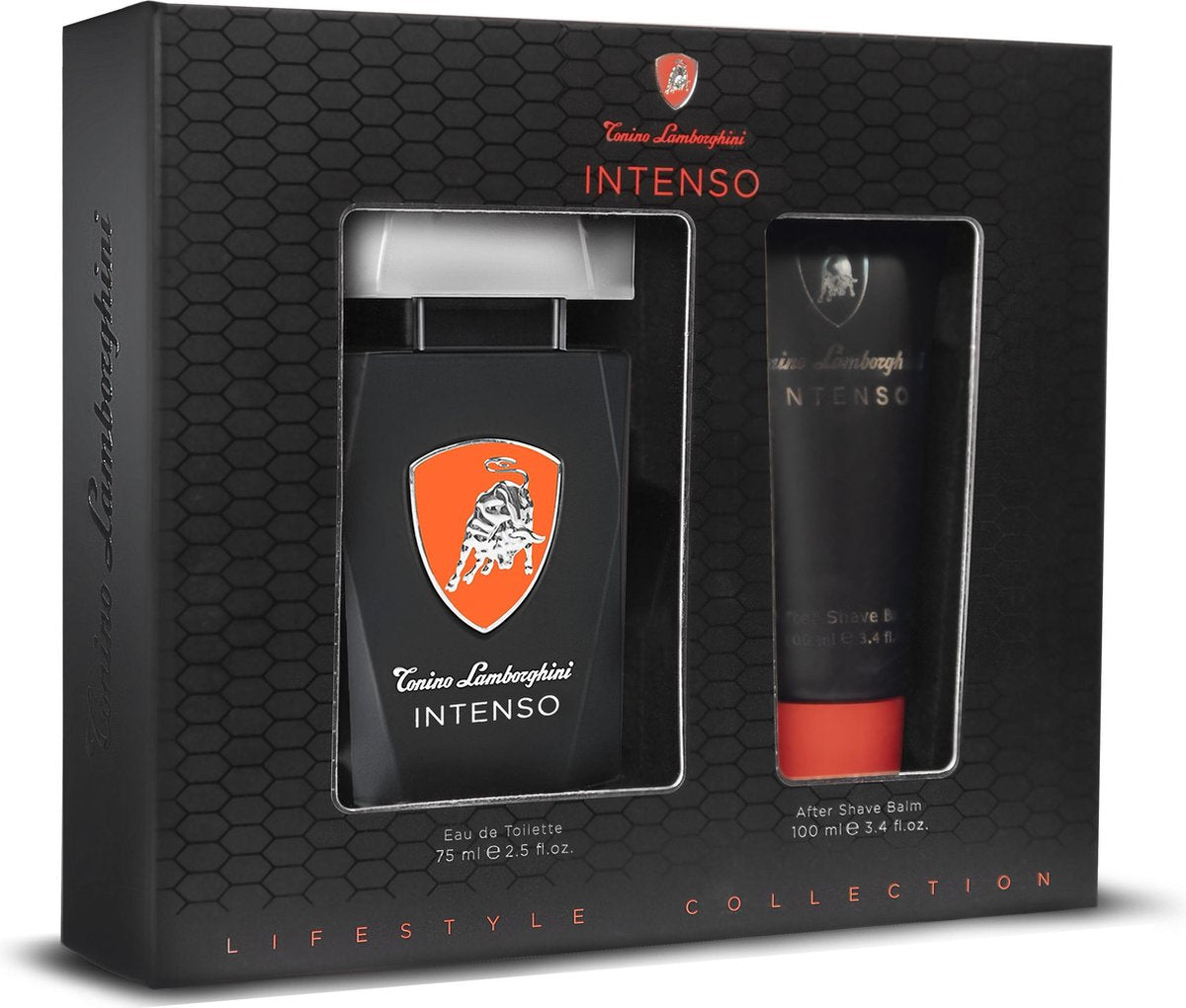 Giftset Lamborghini Intenso 75ml EDT en 100ml After Shave Balsem