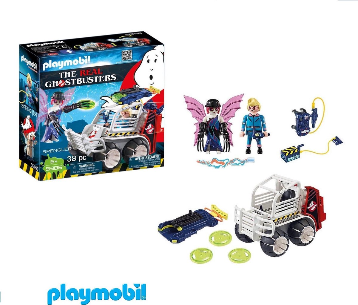 Playmobil - Ghostbusters - Spengler - The Real Ghostbusters - 38 delig - 9386 - Vanaf 6 jaar