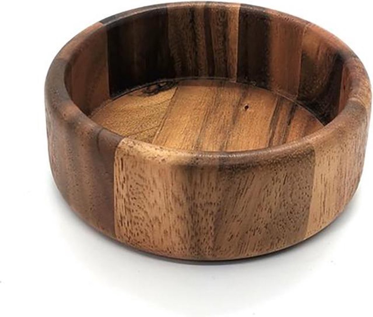 Snackschaaltjes Kommetjes Hout - Kommetje Rond - Schaaltjes - Acacia Hout -14.5 cm (2 stuks)