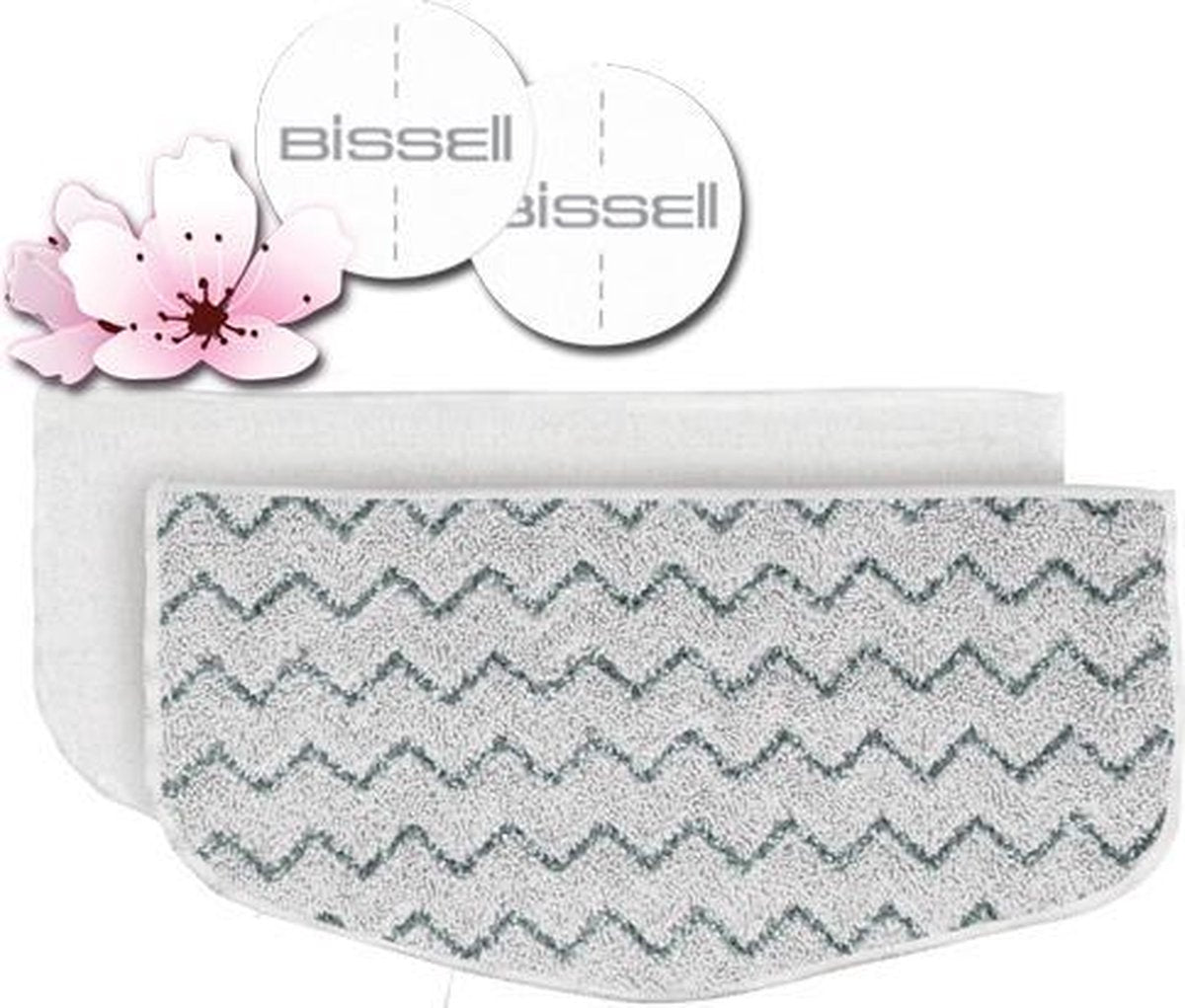 BISSELL 1016N - Mop Pads + Geurschijven voor PowerFresh 2113N (set van 2x6 stuks)