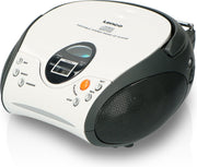 Lenco SCD-24 - Radio CD speler met AUX-uitgang - Wit