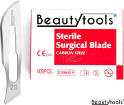 Scalpels - Pedicure / Bistouri messen - NR. 20 (100 Stuks - individueel/steriel verpakt) - (BP-0683)