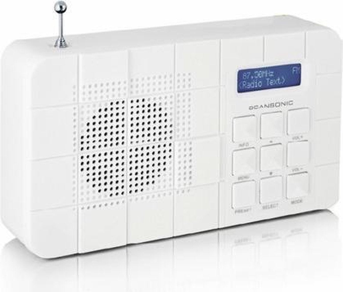 Scansonic DA18 Draagbaar Analoog & digitaal Wit radio