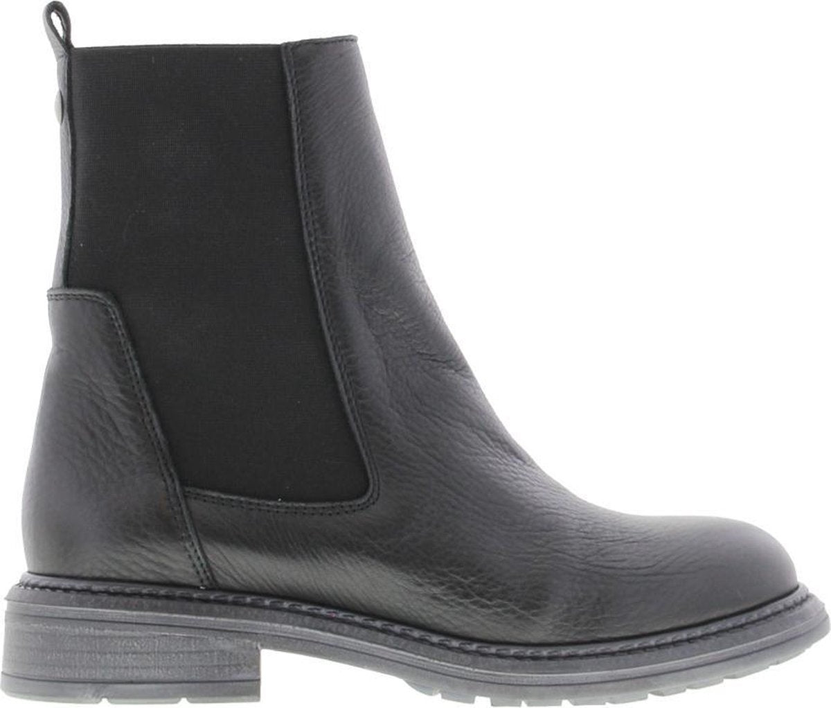 Tango | Cate 17-a black leather chelsea boot - black sole | Maat: 37